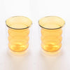 UMAI Curvy Colored Double Walled Cup (200ml) | Yellow | Pack of 2