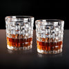 UMAI Whiskey Glasses Set of 2 (270ml) | Lead Free | Crystal Design | Transparent