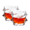 UMAI Set of 2: Lead Free Heavy Bottom Whiskey Glasses | 240ml | Transparent