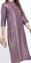 Vishudh Women Purple Solid Kurta