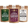 Ayur Blessing Herbal Amla & Licorice & Rice Powder Combo
