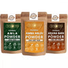 Ayur Blessing Herbal Amba Haldi & Amla & Arjuna Bark Powder Combo