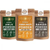 Ayur Blessing Herbal Amba Haldi & Amla & Baheda Powder Combo