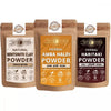 Ayur Blessing Herbal Amba Haldi & Bentonite Clay & Haritaki Powder Combo