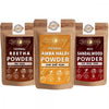 Ayur Blessing Herbal Amba Haldi & Reetha & Red Sandalwood Powder Combo