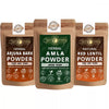Ayur Blessing Herbal Amla & Arjuna Bark & Red Lentil Powder Combo
