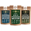 Ayur Blessing Herbal Amla & Bhringraj & Brahmi Powder Combo