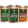 Ayur Blessing Herbal Amla & Green Gram Flour & Red Lentil Powder Combo