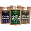 Ayur Blessing Herbal Amla & Indigo & Baheda Powder Combo
