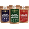 Ayur Blessing Herbal Amla & Indigo & Gairika Powder Combo