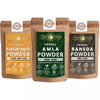 Ayur Blessing Herbal Amla & Kasturi Haldi & Baheda Powder Combo