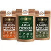 Ayur Blessing Herbal Amla & Red Lentil & Brahmi Powder Combo