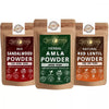 Ayur Blessing Herbal Amla & Red Sandalwood & Red Lentil Powder Combo