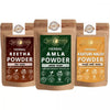 Ayur Blessing Herbal Amla & Reetha & Kasturi Haldi Powder Combo