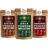 Ayur Blessing Herbal Amla & Reetha & Red Sandalwood Powder Combo
