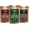 Ayur Blessing Herbal Amla & Reetha & Walnut Shell Powder Combo
