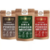 Ayur Blessing Herbal Amla & Shikakai & Gairika Powder Combo