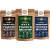 Ayur Blessing Herbal Amla & Walnut Shell & Shankhpushpi Powder Combo