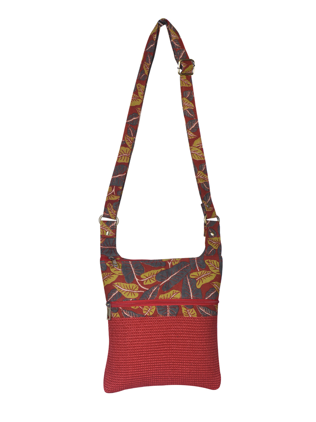 JUTE COTTAGE DOBBY SLING BAG MEDIUM, SUSTAINABLE, ECO-FRIENDLY, 100% GENUINE, STYLISH JUTE BAG (NATURAL 11X9)