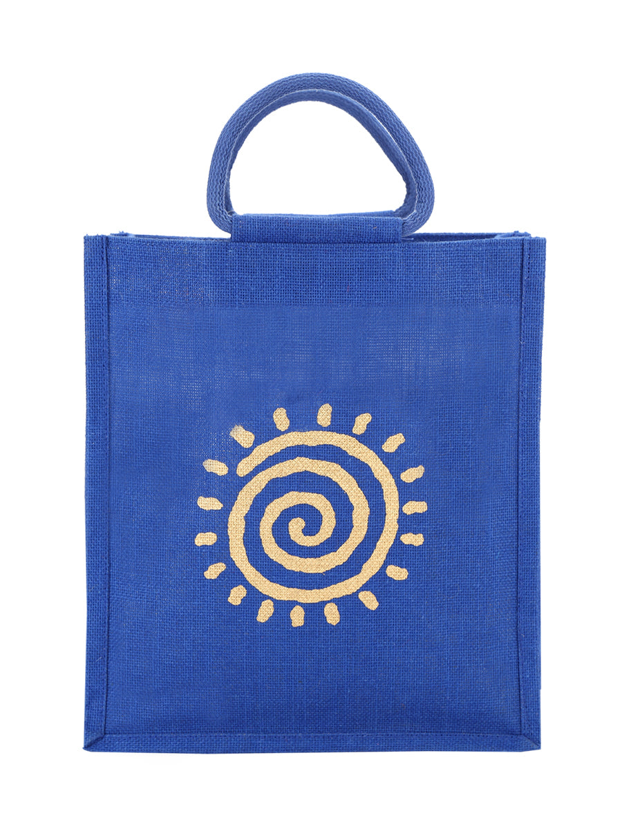 14 X 12 X 7 - CHAKRA PRINT (B-012-BRIGHT BLUE)