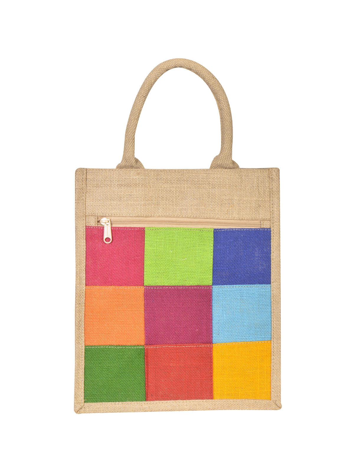 13 X 10 X 7 - 9 COLOUR LUNCH ZIPPER 13X10 (B-137-MULTICOLOR)