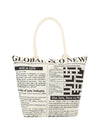 Jute Cottage Gloabal Print Zipper Bag
