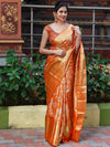 Anjaneya Sarees Floral Woven Design Zari Banarasi Saree