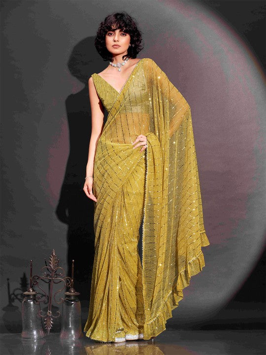 Tikhi Imli Embellished Ready to Wear Saree