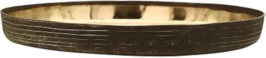 UAPAN Metalcraft Brass thali |Dinner Plate |Pooja thali | Phool Design|  