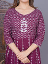 Singni Ethnic Motifs Embroidered Empire Anarkali Kurta With Trousers & Dupatta