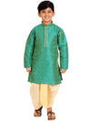 Pro Ethic Style Developer Boys Green Regular Kurta with Pyjamas