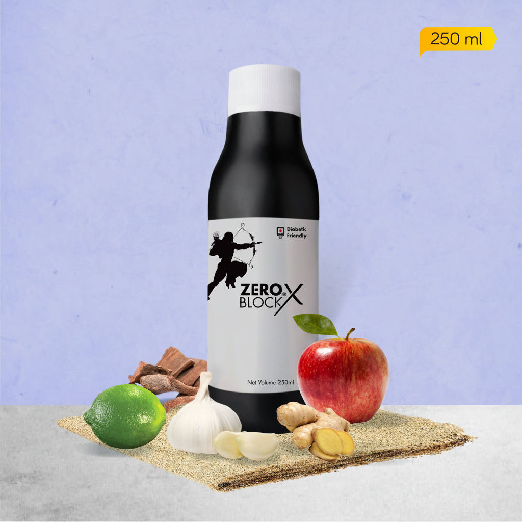 ZERO BLOCK X Ayurvedic mixture Syrup for Heart Wellness – 250 ml - Swadesii