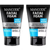 Mancode Facial Foam Detoxifying & Anti-Roughness Face Wash - 100 ml (Pack of 2)