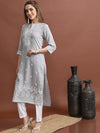 Vishudh Ethnic Motifs Printed Straight Kurta