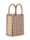 Jute Cottage Diamond Print Big Eyelet Lunch With Bottom Board