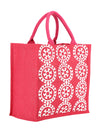 Jute Cottage Round Print All Over Lunch Bag