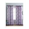 Cortina Double Sided Printed Reversible Door Blackout Curtains 220 Gsm | Door-7 Feet | White | Purple