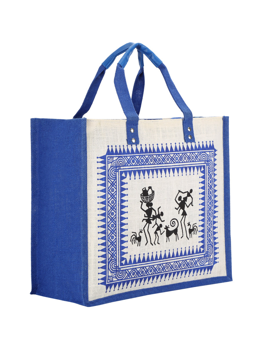 14 X 16 X 7 - WARLI PRINT ZIPPER (B-070-ORANGE)