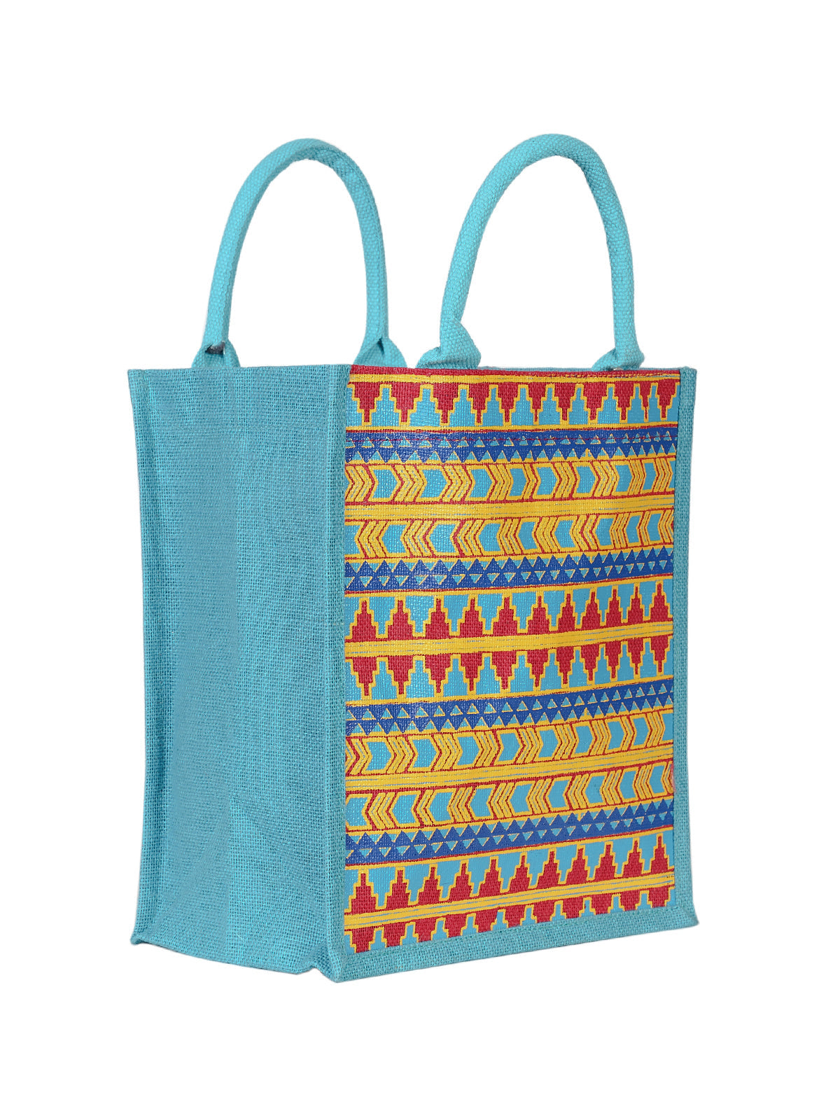 13 X 11 X 7 - AZTEC PRINT LUNCH BAG (B-064-PINK)