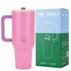 House of Quirk 1200ML Tumbler with Handle - Pink Dahlia