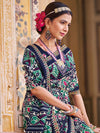 Satrani Ethnic Motifs Art Silk Bhagalpuri Saree