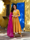 Urbanstree Suhana Kurta Yellow (Set of 3)