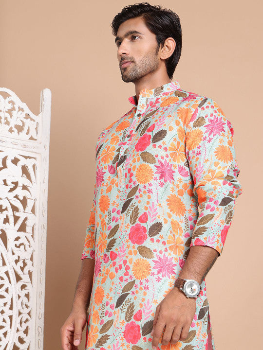 Anouk Men Floral Printed Floral Kurta