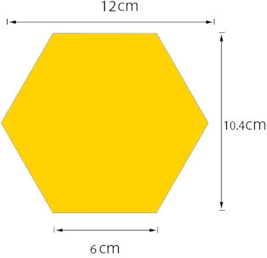 Bikri Kendra - 28 Hexagon Golden Mirror Stickers for Wall, Hexagon Mirror, Acrylic Hexagonal, Wall Stickers for Hall Room, Bedroom, Living Room