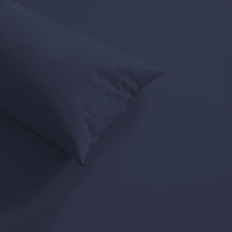 Trance Home Linen 300 TC Bamboo Fitted Queen Size Bedsheet | Soft, Breathable & Eco-Friendly Bedsheet with 2 Pillow Cover - 