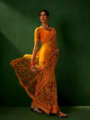Sangria Embroidered Net Sarees
