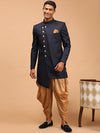 Vastramay Angrakha Slim Fit Sherwani Set