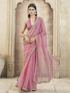 Tikhi Imli Embellished Border Saree With Blouse Piece