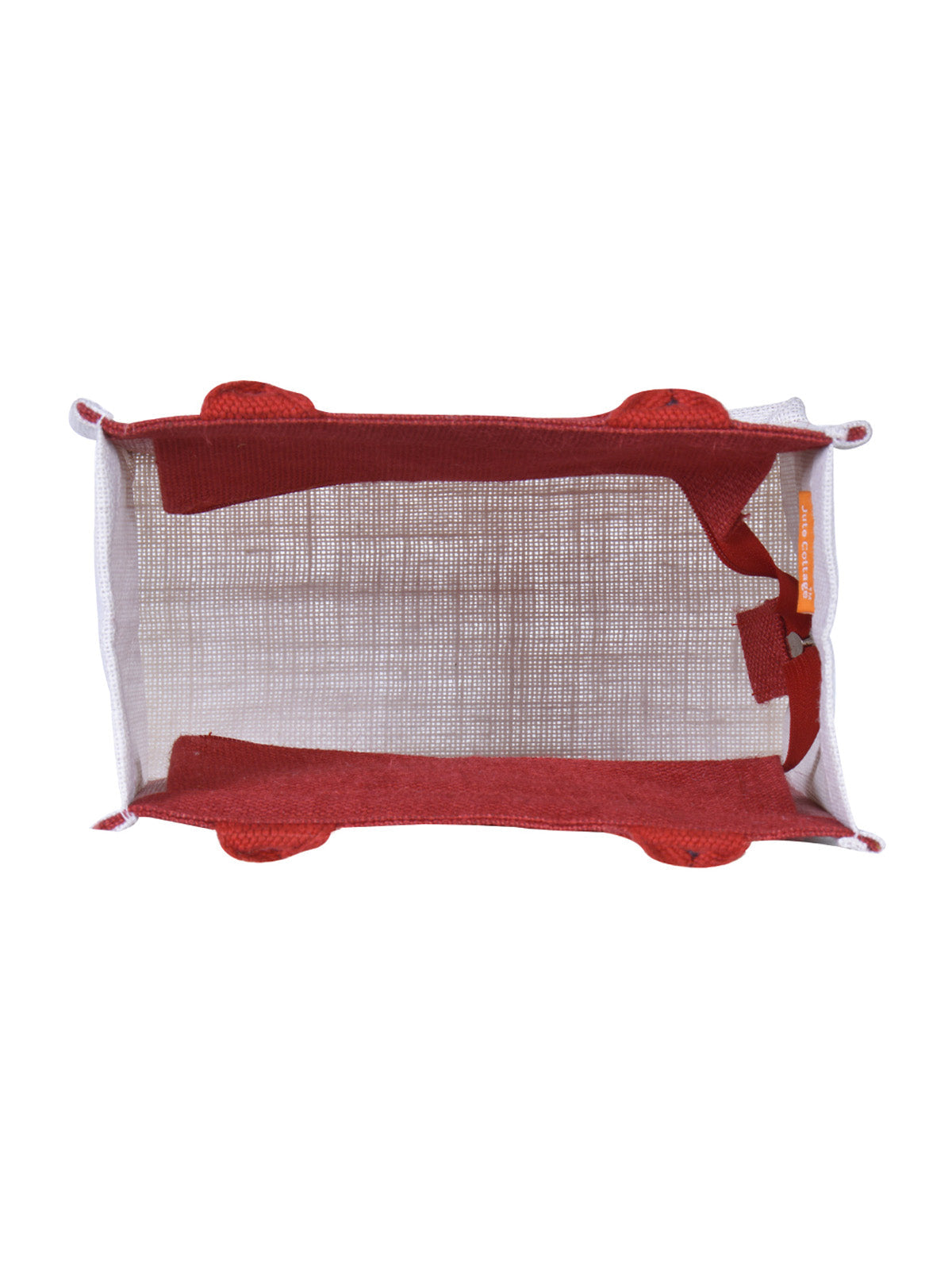 10 X 10 X 6 - COFFEE ZIPPER LUNCH (B-090-RED)