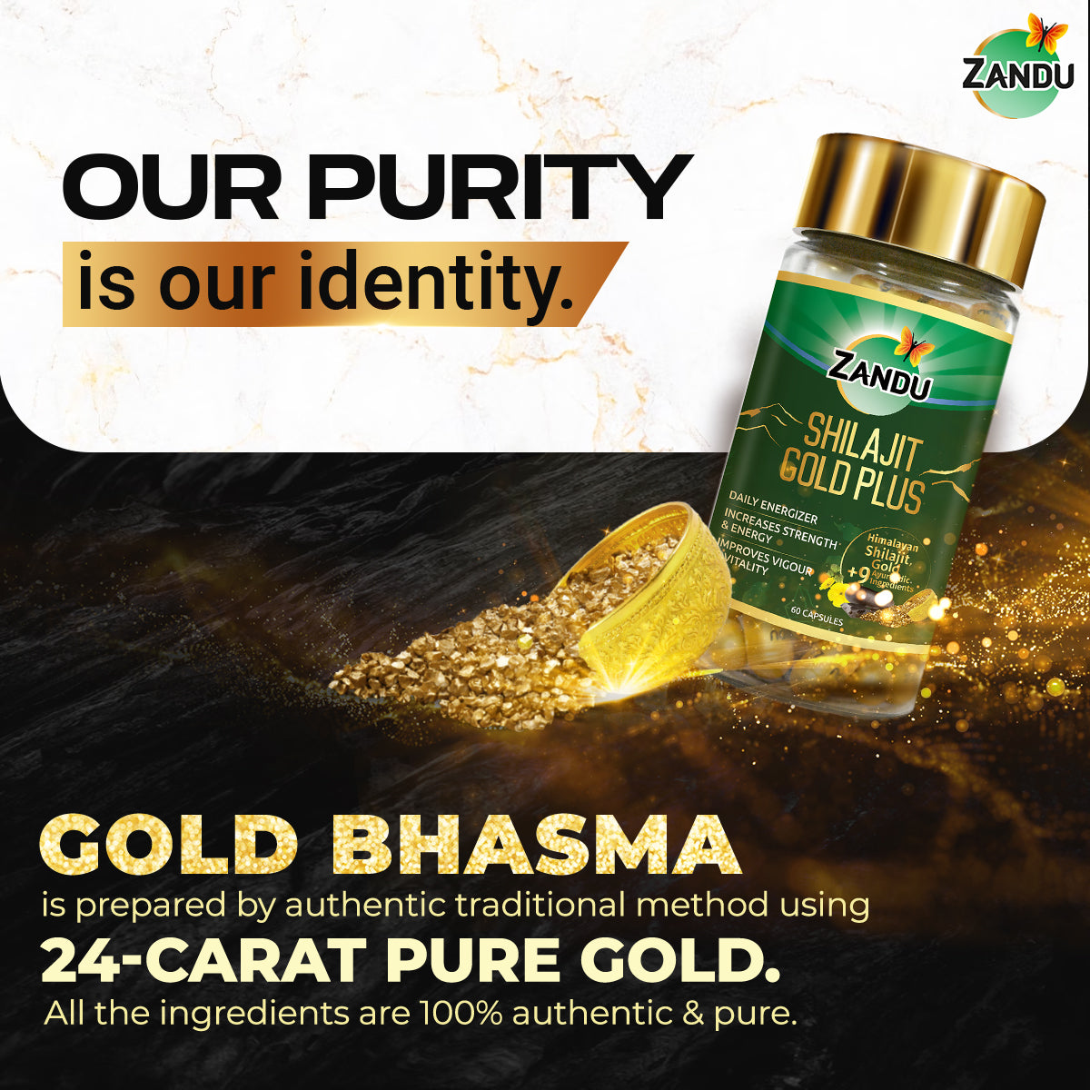 Zandu Shilajit Gold Plus Capsule